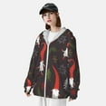 thumbnail image 3 of Balery Cute Christmas Gnomes Sudadera ligera de manga larga con capucha y protección solar UPF 50+ para hombre y mujer, ideal para pesca y running-3X-Large, 3 of 7