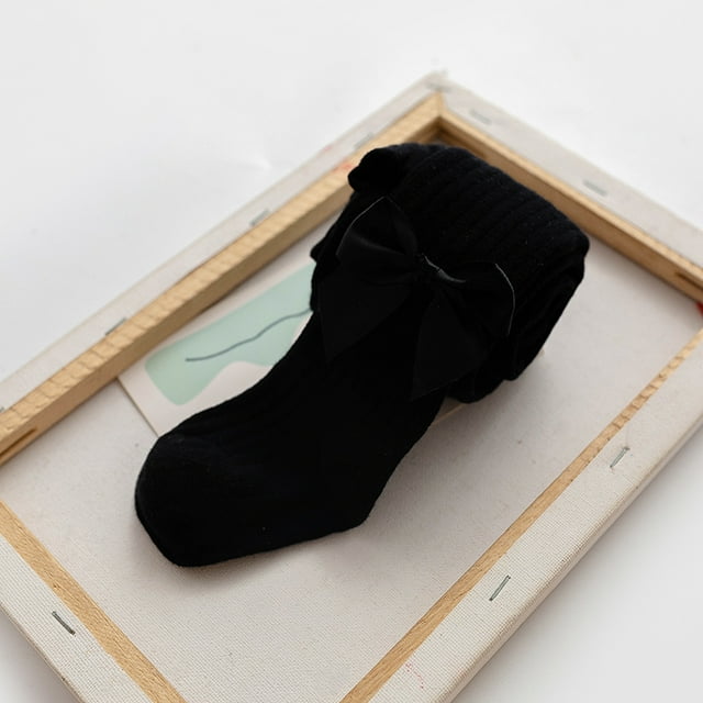 ITFABS Collants Mignons Nœud Papillon pour Filles Enfants Bébés Filles Mode