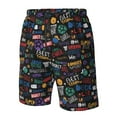 thumbnail image 4 of Fotbe Basketball Trajes de Baño Estampados para Hombre, Shorts de Verano de Secado Rápido, Ropa de Playa, Bañadores-3X-Large, 4 of 6