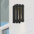 thumbnail image 6 of 20751-04-Livex Lighting-Greenwich - 10 One Light Outdoor Wall Lantern Black/Satin Brass Finish with, 6 of 8