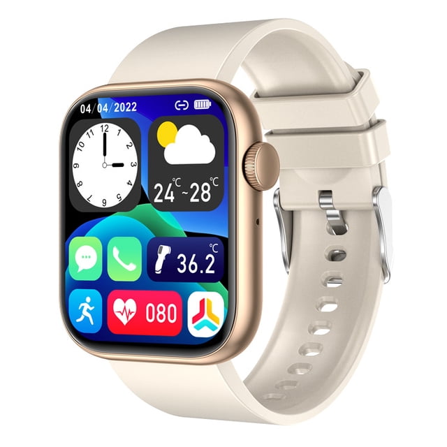 Dedaqian QX7 smart watch Bluetooth call one-click link body temperature 1.85 rotary encoder true