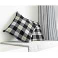 thumbnail image 4 of Vargottam Square Pillow Cover - Decorative Pillow Covers12x12 Inches,PrintedWhite & BlackThemePillowcase, DecorativeSquareCushionCovers, 4 of 4