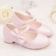 thumbnail image 4 of Zapatos para niños, zapatos de cuero para niños, lazo blanco, primavera y otoño, zapatos de princesa de tacón alto para niñas, zapatos de marea perlada, 4 of 6