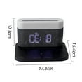 thumbnail image 2 of Reloj despertador con pantalla LED de carga inalámbrica con absorción magnética tres en uno multifuncional, luz nocturna con atenuación táctil y carga rápida de 15 W, 2 of 6