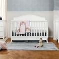 thumbnail image 3 of DaVinci Emmett 4 in 1 Convertible Crib in White, 3 of 16