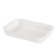 thumbnail image 2 of 1-Piece Melamine Tray, 9X7X1.5 Inch Individual Serving Platter, Outdoor Serving Buffet Tray, Kitchen Prep Tray, Microwavable Oven Safe White Shallow Small Tray for Catering, Snack, 2 of 9