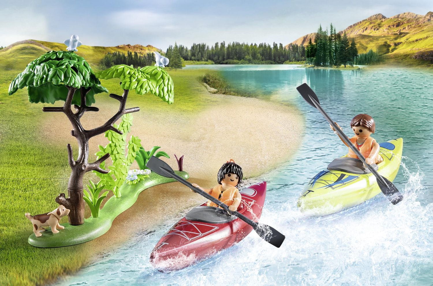 Playmobil Famille et tente jouet