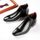 thumbnail image 1 of Botas Chelsea de otoño e invierno, botas cortas de cuero genuino para hombre, ropa formal de negocios, 1 of 6