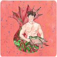 thumbnail image 1 of Carolines Treasures 8348FC Merman sous-Verres en Mousse - Ensemble de 4, 1 of 1