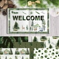 thumbnail image 4 of Naiovety Papel de fondo para hacer tarjetas Manual de animales del bosque navideño Papel Bosque acuático navideño Kits de decoración para fiestas, 4 of 6