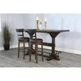 thumbnail image 4 of Pemberly Row Wood Bar Stool Chair in Tobacco (Set of 2), 4 of 17