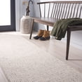 thumbnail image 2 of SAFAVIEH Martha Stewart Luther Solid Runner Rug, Light Grey/Ivory, 2'3" x 8', 2 of 10