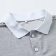 thumbnail image 4 of Playeras Elvqul Hombre Gris Manga Corta Playa Patchwork Solapa Abotonada, 4 of 6