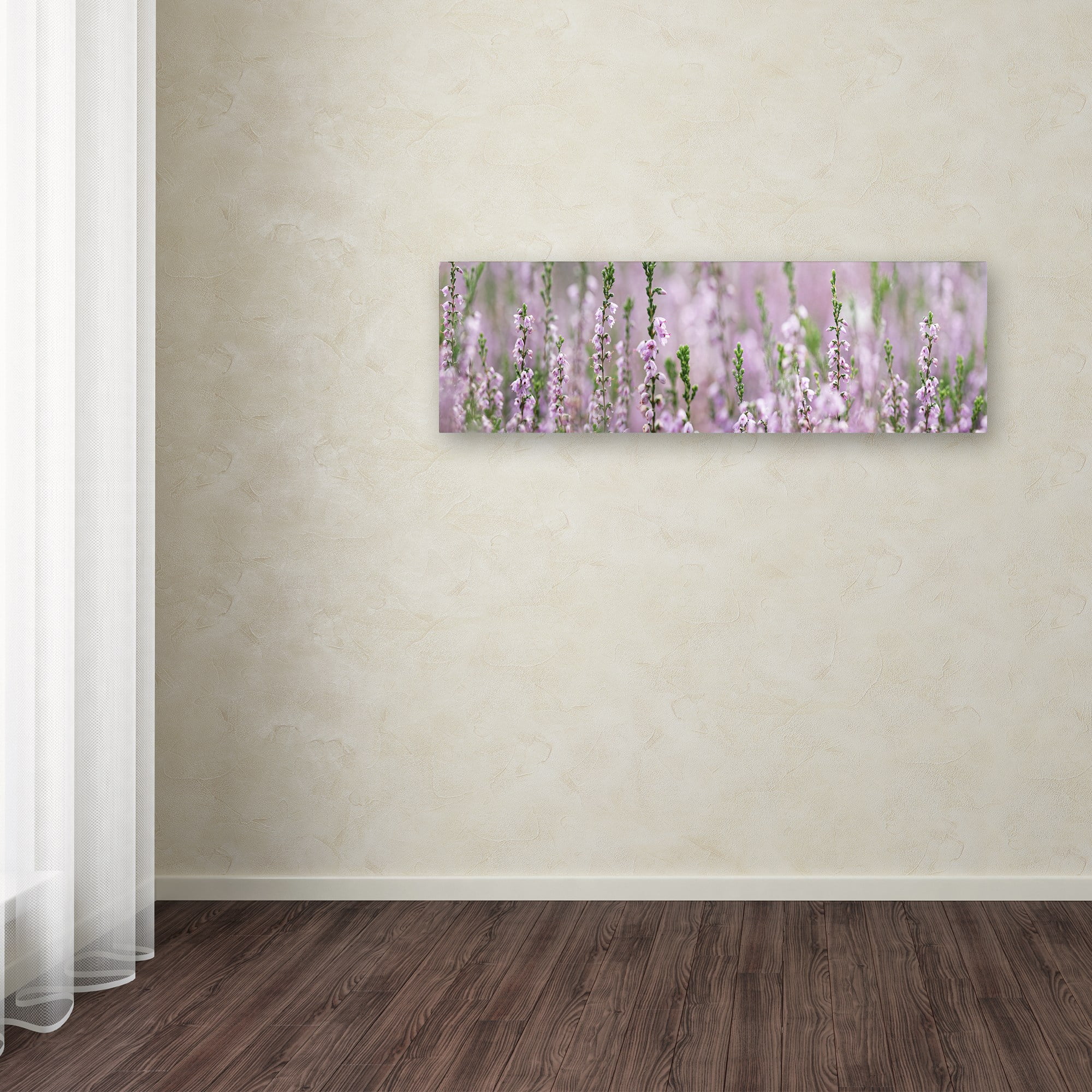 Trademark Fine Art 'Heather Scape' Canvas Art by Cora Niele