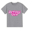 thumbnail image 6 of XEGLSBU Girls Shirts Size 12-16 Girl's Birthday Cute Shirts and T Shirt Short Sleeve (1Y 13Y) Grey Size 3-4 Years, 6 of 6