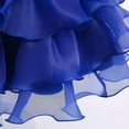thumbnail image 7 of Little Girls Ruffles Dress Short Sleeve Sequins Princess Birthday Dress w/Headband, 7 of 7