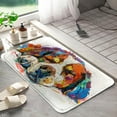 thumbnail image 6 of Oil painting dog 626 Non-Slip Memory Foam Bath Rug: Absorbent, Quick-Dry, Machine Washable, Soft & Comfortable - M, 6 of 7
