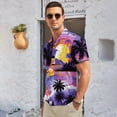 thumbnail image 6 of HAOMEILI Men's Hawaiian Shirt Short Sleeve Floral Button Down Shirts Tropical Holiday Beach Shirts, 6 of 7