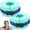 U8-E, variant on Water Ankle Weights for Pool Exercise Pool Weights for Water Exercise Foam Aquatic Cuffs with Detachable Hook Loop Buoyant Resistance Fitness Equipment for Swimming Therapy Low-Impact Training,C