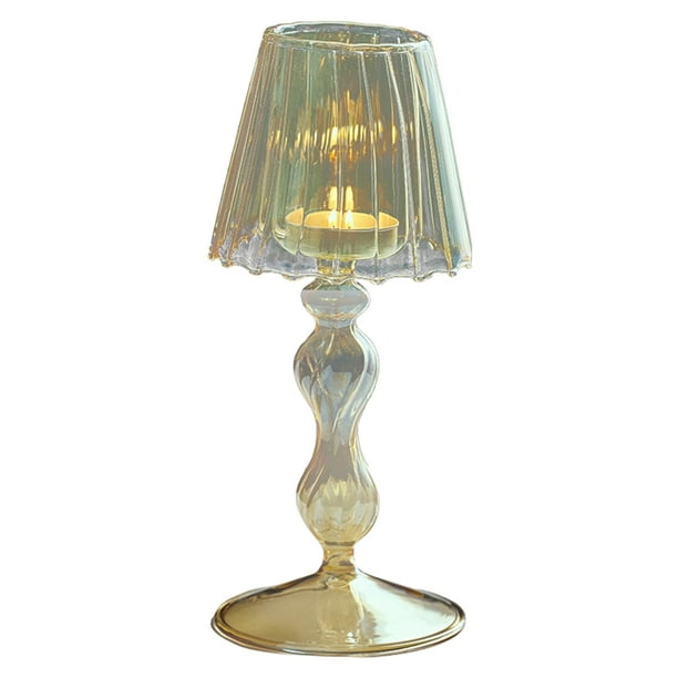 Portaves de cristal para decoración , boda, navidad Zulema Porta vela