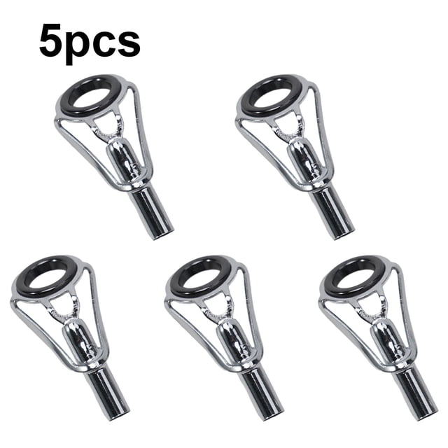 Ensemble de 5 Pcs Professionnel et Portable pour Guide de Pointe de Canne à Pêche pour Réparation de Canne à Construire Anneaux de Ligne d'Il