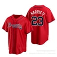 thumbnail image 1 of Warriors 27Riley/13Acuna Jr./8Rosario Red Baseball Jersey, 1 of 3