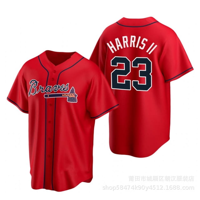Warriors 27Riley/13Acuna Jr./8Rosario Red Baseball Jersey