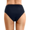 thumbnail image 2 of WUANDIXFA Swimming Trunks Bikini Bottom for Women Swimsuits High Waisted Bathing Suits High Cut Hipster Navy,S, 2 of 7