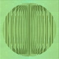 thumbnail image 1 of Ahgly Company Machine Washable Indoor Square Transitional Green Apple Green Area Rugs, 8' Square, 1 of 7