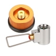 thumbnail image 2 of Adaptador de cabeza de conversión de adaptador de Gas para Camping para bote de cilindro de Picnic Líneas finas amarillas Sharpla Adaptador de estufa al aire libre, 2 of 8