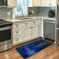 thumbnail image 4 of GZHJMY Blue Christmas Snowflake Kitchen Rug Non-Slip Kitchen Floor Mat Anti Fatigue Standing Mat for Sink Kitchen Bathroom, 39 x 20 Inch, 4 of 7