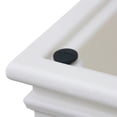 thumbnail image 3 of Algreen Covington 27" Self-Watering Planter, Square Pillar, White Resin, 3 of 6