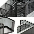 thumbnail image 2 of 3 -Compartments Stationery Organiser Mesh Desk Organizer 9 Grid Storage for Office Pen Turner Box, 2 of 10