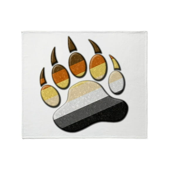 CafePress - Bear Paw Throw Blanket - Soft Fleece Throw Blanket, 50"x60" for All Ages