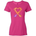 thumbnail image 3 of Inktastic Fire Heart Dragons Women's T-Shirt, 3 of 5