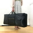 thumbnail image 1 of OUNONA Keyboard Carrying Case Black Oxford Fabric 1 Set for Musicians and Students, 1 of 8