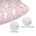 thumbnail image 3 of Kdxio Cotton Pillow Cases 14"x20" Pillowcases,Soft and Breathable Bedroom Pillow Cases-Cute Rabbit, 3 of 8
