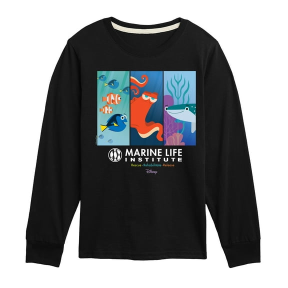 Disney Finding Dory - Marine Life Institute - Toddler & Youth Long Sleeve Graphic T-Shirt