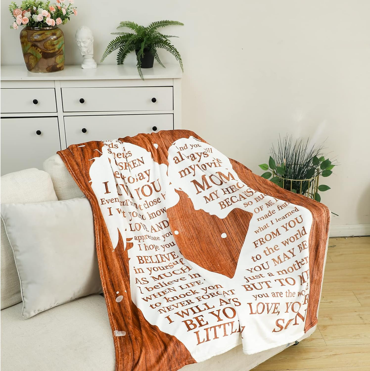 Mothers Day Birthday Gifts for Mom from Son Stocking Stuffers I Love You Gifts for Mom Best Mom Ever Gift Ideas to My Mom Blanket Christmas Valentines Present Bed Throw Blanket