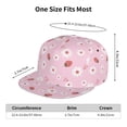thumbnail image 6 of Haiem Hand Drawn Strawberry Classic Snapback Cap Flat Bill Hat Baseball Cap Adjustable Size Cotton Dad Hat, 6 of 9
