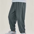 thumbnail image 2 of Odeerbi 3-14 Years Kids Boys Ice Silk Sweatpants Summer Workout Athletic Sports Jogger Pants Casual Loose Ankle Joggers, 2 of 5