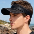 thumbnail image 5 of Only Moment Hot Pink Unisex Sun Visor Hats Polyester Stylish Sun Hat for Golf, Running, and Outdoor Activities One Size, 5 of 6