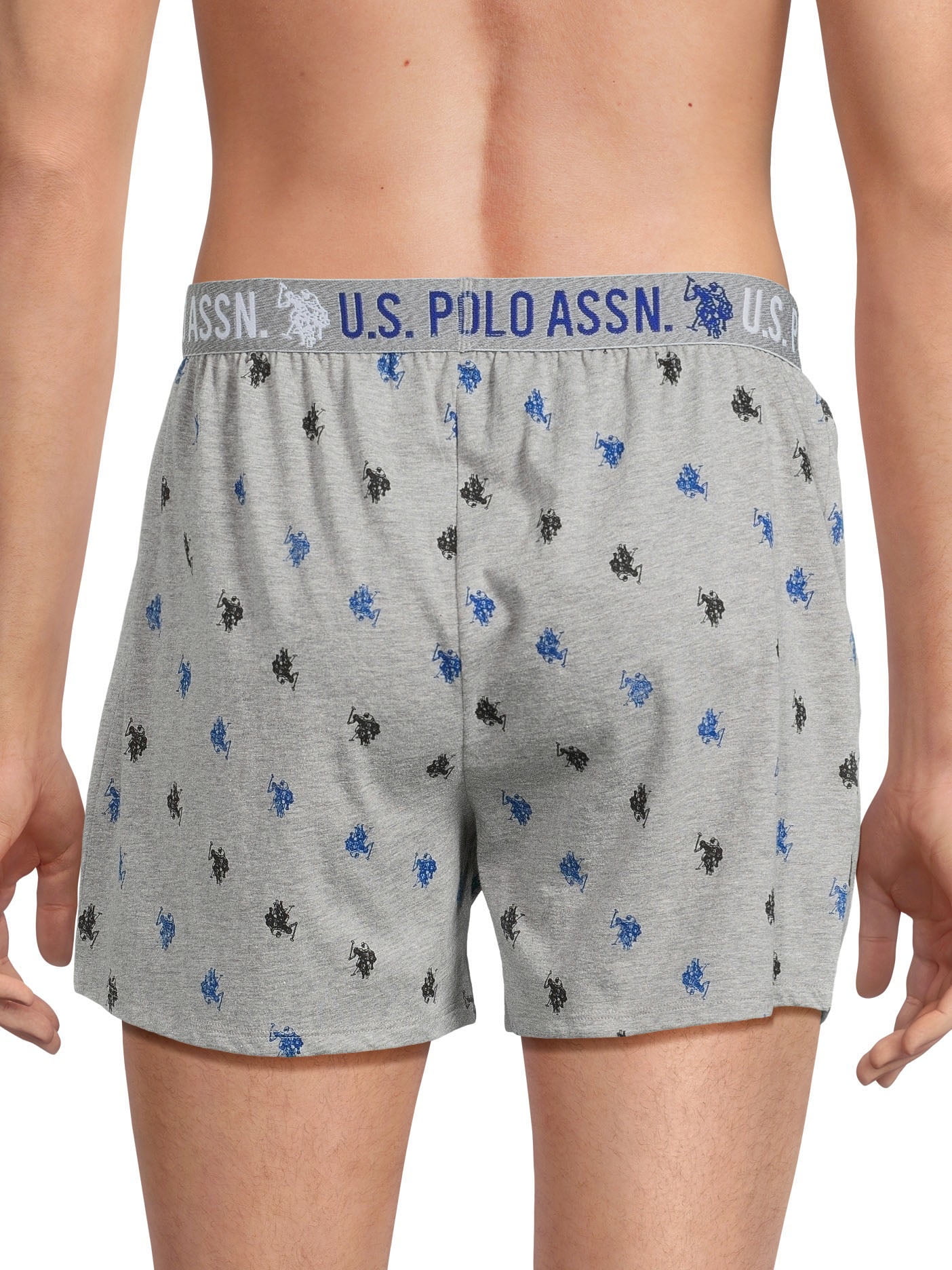 U.S. Polo Assn. Underwear Men's Knit Boxers, 3-Pack, Sizes S-3XL