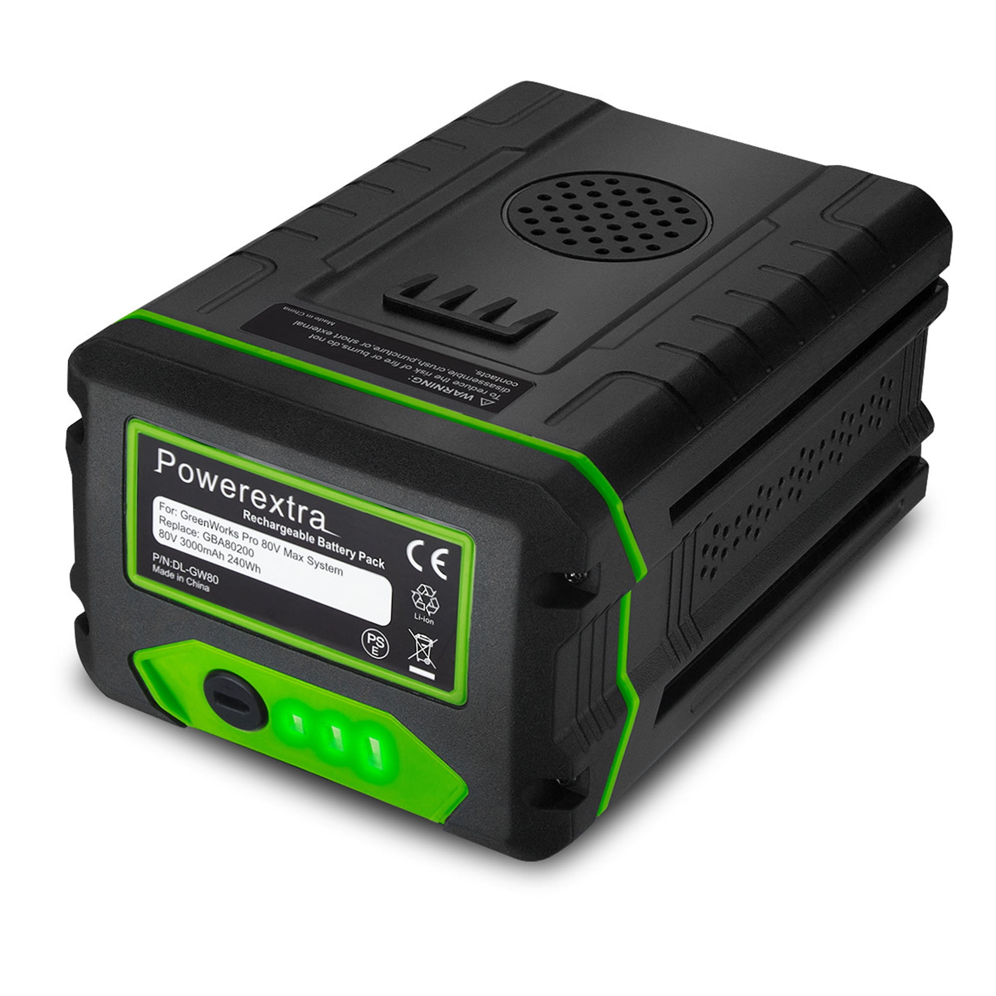 Greenworks PRO 80V 2.0 AH Lithium Ion Battery GBA80200 