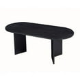thumbnail image 3 of Kevinplus 78" Wood Small Space Dining Table for Kitchen Black Desk Top, 3 of 8
