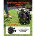thumbnail image 2 of KFFKFF Rolling Lawn Core Aerator, 16.6-inch Roller with Anti-Clog Tines, Durable and Rust-Resistant Manual Tool for Loosening Compact Garden Soil and Enhancing Grass Growth, 2 of 9