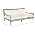 thumbnail image 4 of Safavieh Wood Modern Outdoor Daybed, Ash Gray/Beige, 4 of 5