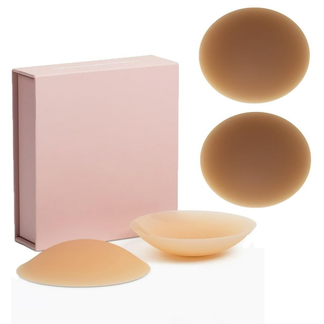 LPSSTORE Cache-Tétons Sans Couture pour Gâteaux & Grandes Cache-Tétons Réutilisables pour Pétales Collants pour Femmes Invisibles