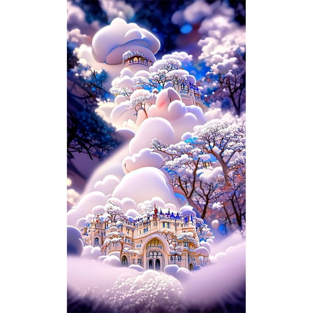 Chateau Montrose - Kit 5D para manualidades pared con taladro (Y682)