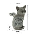 thumbnail image 3 of DefiDgd Pet Memorial Statue for Loss of Pet,Resin Cat Grave Marker Stone Headstone Tombstone,Placed in The Outdoor Garden or Tombstone Loss of Pet Sympathy Gift(A), 3 of 9